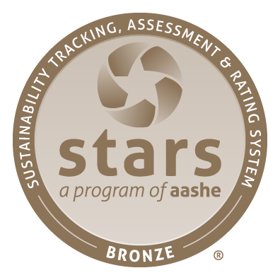 Stars - a program of aashe. Sustainability tracking, assessment and Rating system. Bronze